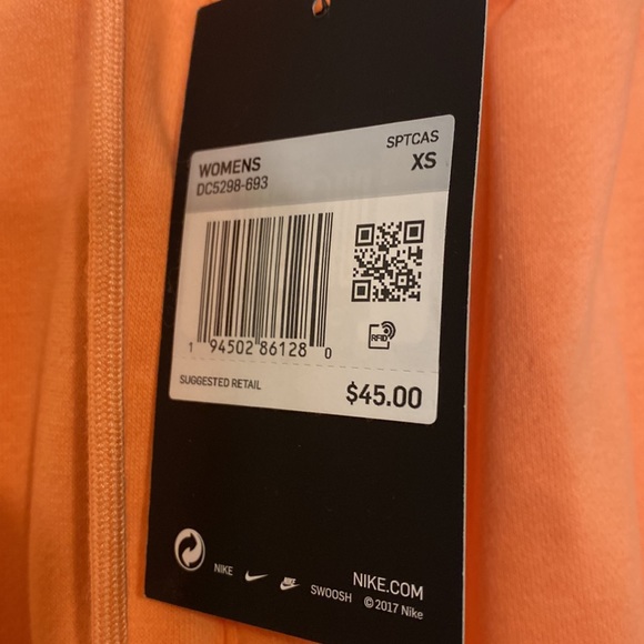 Nike Air Fleece Drawstring Shorts with Side Pockets - Picture 5 of 5